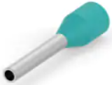 Insulated Wire end ferrule, 0.34 mm², 10 mm/6 mm long, DIN 46228/4, turquoise, 966066-3