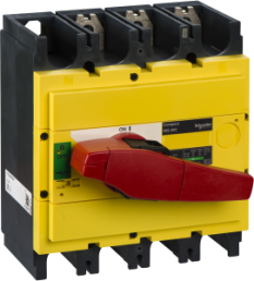 Load-break switch, Rotary actuator, 3 pole, 400 A, 750 V, (W x H x D) 185 x 205 x 130 mm, fixed mounting, 31130
