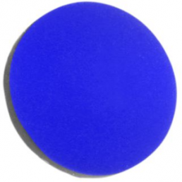 Cap, round, Ø 9.5 mm, (H) 2.05 mm, blue, for short-stroke pushbutton Ultramec 6C, 10ZC00
