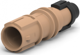 Connector, 1 pole, straight, brown, DTSK04-1-08PC