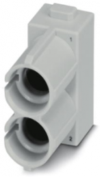 Socket contact insert, 2 pole, unequipped, crimp connection, 1417434