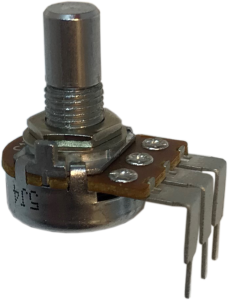 Film potentiometer, 25 kΩ, 0.2 W, linear, solder pin, RV16AF-41-15R1-B25K
