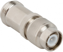 Coaxial adapter, 50 Ω, TNC plug to N socket, straight, 000-79825