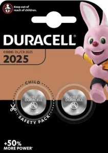 CR2025 Duracell Button Cells