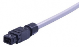 Connection line, 2 m, socket, 5 pole + PE straight to open end, 1.5 mm², 33500900203020