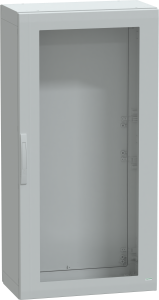 Control cabinet, (H x W x D) 1500 x 750 x 620 mm, IP65, polyester, light gray, NSYPLA1574TG