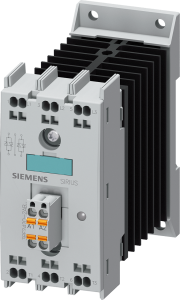 Solid state contactor, 3 pole, 22 A, 48-600 VAC, 2 Form A (N/O), coil 4-30 VDC, spring connection, 3RF2420-2AB45