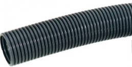 Corrugated hose, inside Ø 23 mm, outside Ø 28.5 mm, BR 55 mm, polyamide, black