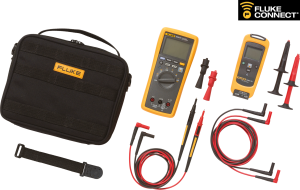 TRMS measuring device kit FLUKE V3001FC KIT, 400 mA(DC), 400 mA(AC), 1000 VDC, 1000 VAC, 1 nF to 9999 μF, CAT III 1000 V, CAT IV 600 V