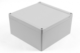 ABS enclosure, (L x W x H) 180 x 180 x 90 mm, light gray (RAL 7035), IP66, 1555WAGY