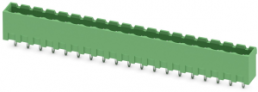 Pin header, 19 pole, pitch 5.08 mm, straight, green, 1755901