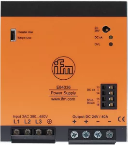 E84036 IFM electronic DIN Rail Power Supplies