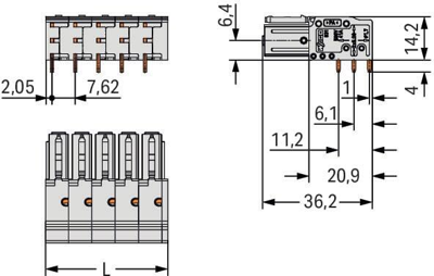831-3522 WAGO PCB Connection Systems Image 5