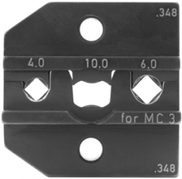 Crimping die for solar connectors, 4-10 mm², 624 348 3 0