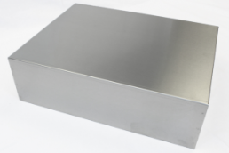 Aluminum enclosure, (L x W x H) 432 x 330 x 127 mm, natural, 1444-17135