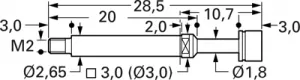 1060/G-C-1.5N-AU-4.0 PTR Contact Probes