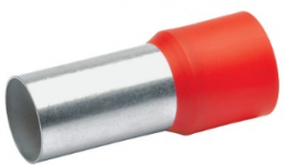 Insulated Wire end ferrule, 95 mm², 44 mm/25 mm long, DIN 46228/4, red, 48225