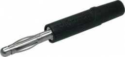 2.4 mm plug, solder connection, 0.5 mm², black, FK 04 L NI / SW
