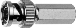 BNC plug 75 Ω, RG-59B/U, 0.6-3.7, 0.6L-3.7, straight, 100023451
