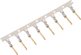 Pin contact, 0.326-0.518 mm², AWG 22-20, crimp connection, gold-plated, 61800413722DEC