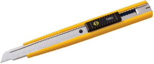 Cutter knife with snap-off blade, BW 9 mm, L 130 mm, T0951