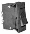 Thermal circuit breaker, 1 pole, 10 A, 50 V (DC), 125 V (AC), faston plug 6.35 mm, panel mounting