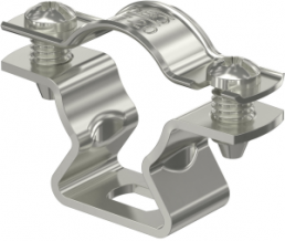 Spacer clamp, max. bundle Ø 20 mm, stainless steel, (L x W) 47 x 14 mm