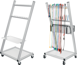 Laboratory and test leads trolley