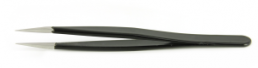ESD tweezers, uninsulated, antimagnetic, Epoxy coating, 120 mm, 00.SA.NE.6