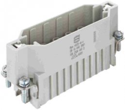 Pin contact insert, 16A, 40 pole, crimp connection, with PE contact, 09160403001