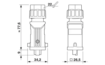 1249554 Phoenix Contact Rectangular Connector Sets Image 2