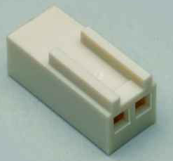 Socket housing, 3 pole, pitch 2.54 mm, straight, natural, 072631
