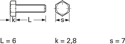 93304061 Cena Screws, Threaded Rods Image 2