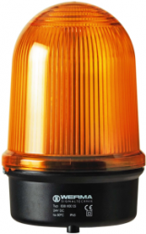 Double flashing light, Ø 142 mm, yellow, 115 VAC, IP65