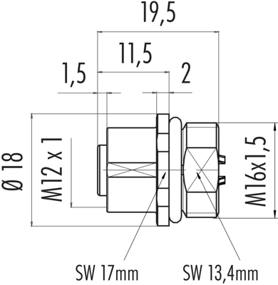 86 0232 0002 00004 binder Sensor-Actuator Connectors Image 2