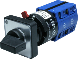 Cam switch, Rotary actuator, 1 pole, 10 A, 440 V, (L x W x H) 63 x 28 x 28 mm, front mounting, CG4-1.A231.FS2