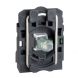 Red light block with body/fixing collar with integral LED 230...240V 1NO