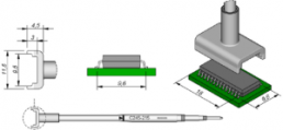 Desoldering tip, (W) 9.5 mm, JBC-C245215