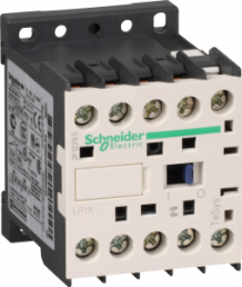 Power contactor, 3 pole, 12 A, 400 V, 3 Form A (N/O), coil 24 VDC, screw connection, LP1K1210BD
