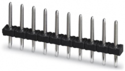 Pin header, 9 pole, pitch 3.5 mm, straight, black, 1945164