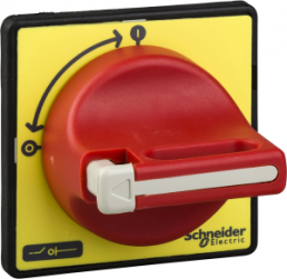 Rotary handle, red, for load-break switch V3, V4, KCF2PZ