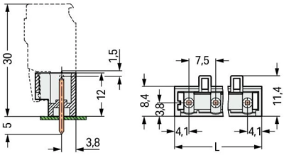 721-235/001-040 WAGO PCB Connection Systems Image 2