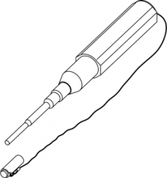Cleaning pin for FO, 2.5 mm, Ø 5.4 mm, 222.5 mm, 20800019921
