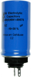 Electrolytic capacitor, 100 µF, 450 V (DC), -10/+30 %, can, Ø 35 mm