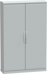 Control cabinet, (H x W x D) 1500 x 1000 x 320 mm, IP44, polyester, light gray, NSYPLAZT15103G