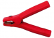 Battery charging plier 1000 A, 150 mm, polarity symbol +, red, full insulation