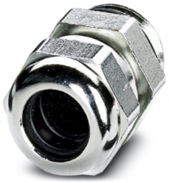 Cable gland, PG9, Clamping range 6.5 to 9.5 mm, IP68, silver, 1604334