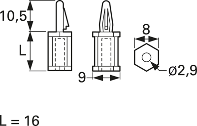 2463AA00 fastpoint PCB Fasteners Image 3