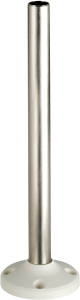Support tube with bracket, white, (Ø x L) 20 x 250 mm, for Harmony XVM, XVMZ03