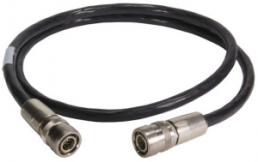 Sensor actuator cable, M12-cable plug, straight to open end, 8 pole, 2 m, PE, black, 21332929853020